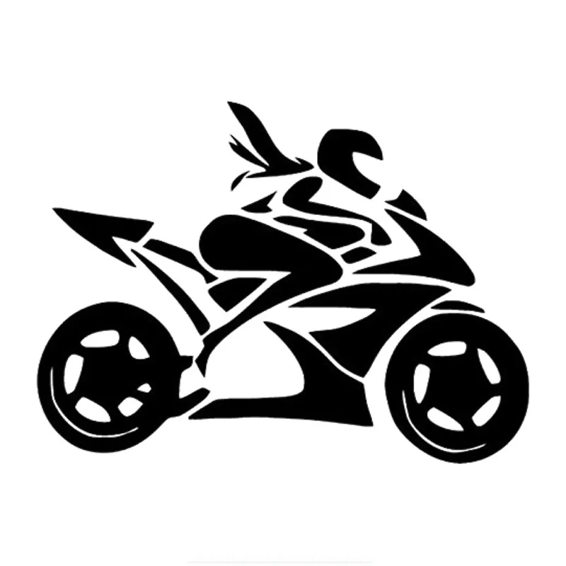 

Personality Gilr Motorcycle Rider Car Sticker Car Window Accessories Cover Scratches Reflective PVC 16cm X 12cm