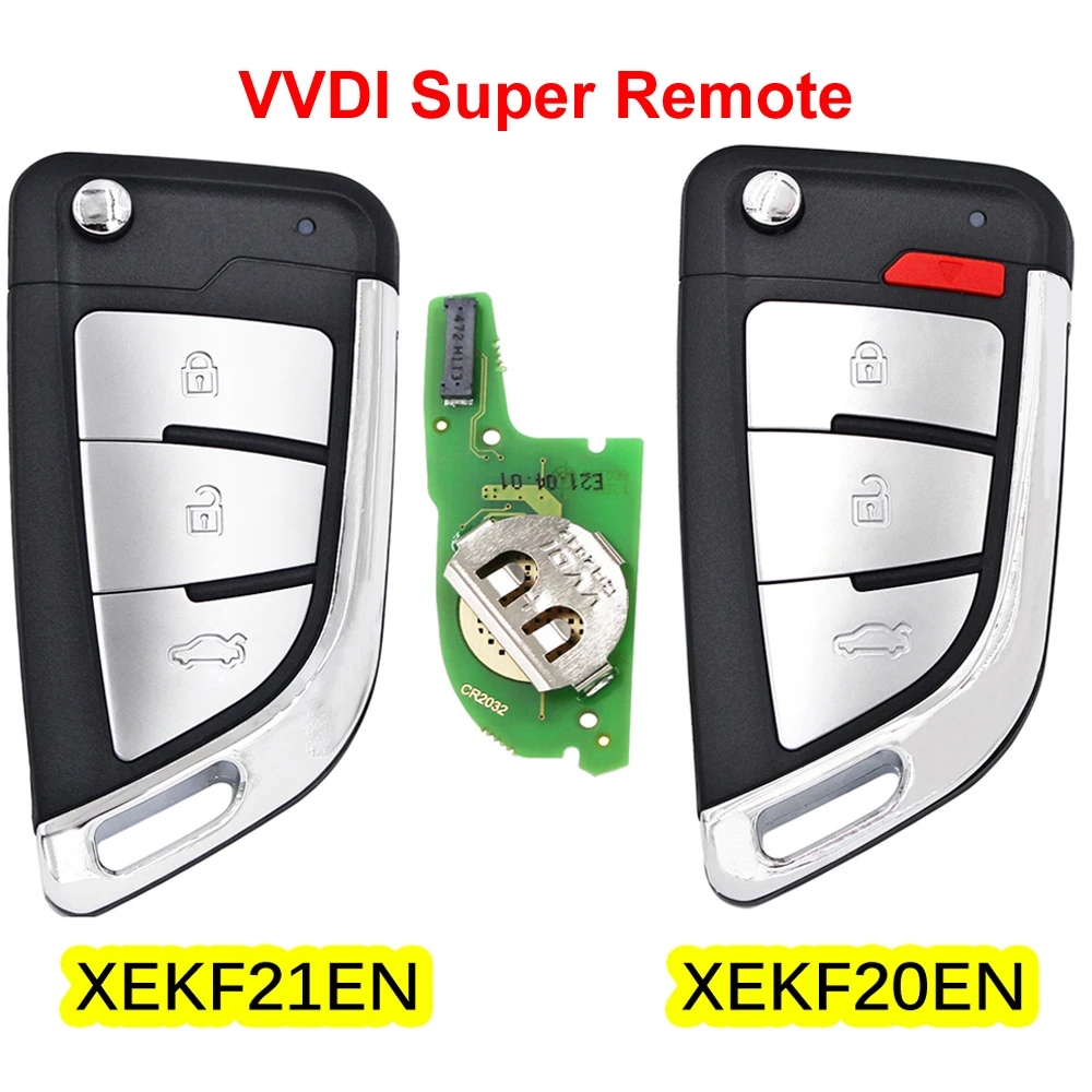 

Xhorse XEKF21EN XEKF20EN VVDI XE series Super Remote with XT27A XT27A66 Chip for VVDI2 /VVDI MINI Key Tool/VVDI Key Tool Max