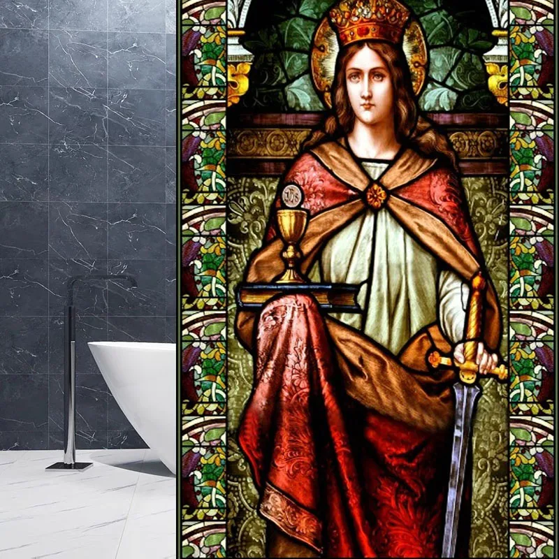 Размер под заказ европейский стиль ретро церковь окрашенные ангелы христианское