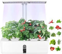 adjustable led with kit for garden planter kitchen smart herb grow germination system indoor growing hydroponics growing system