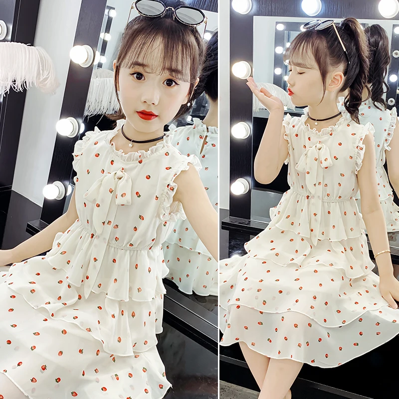 

Baby Girl Dress Vestidos Cotton Kids Party Dresses for Girls Clothes Casual Dress 4-15T Robe Children Clothing Birthday Wedding