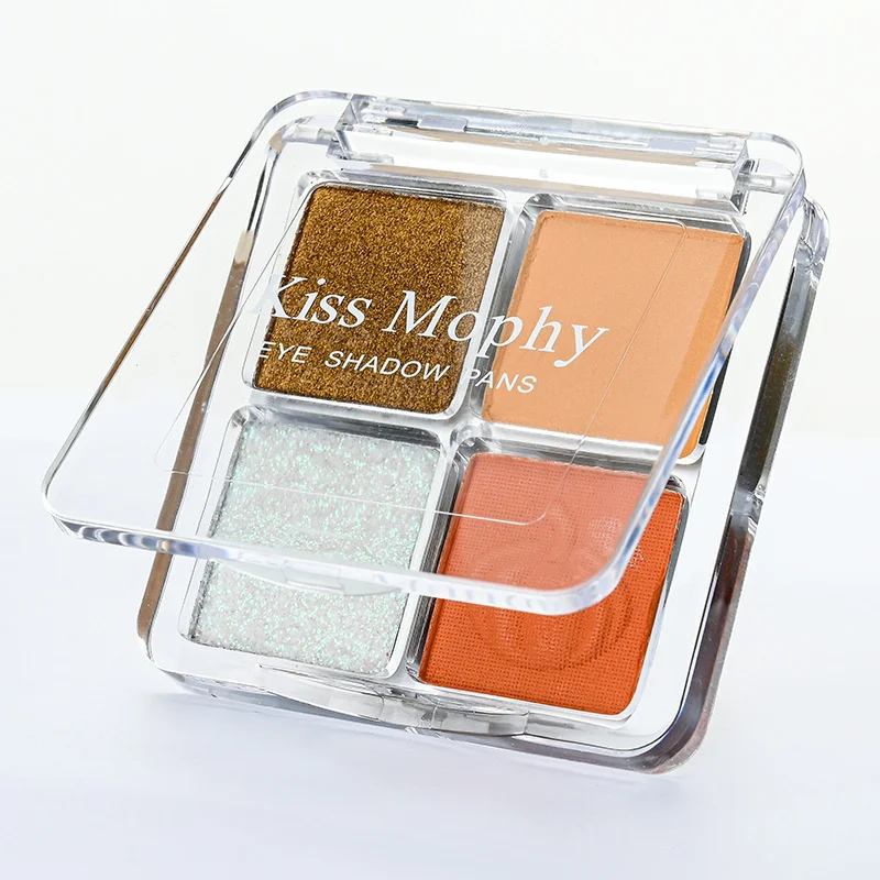 

4 Colors Eye Shadow Palette For Beginners Natural Matte Glitter Long Lasting Waterproof Eyeshadow Beauty Makeup Korean Cosmetics