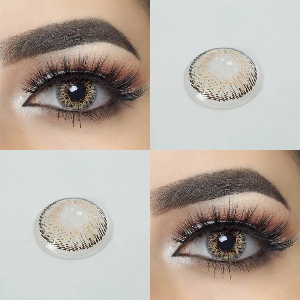 10 шт./кор. 1 день цветные контактные линзы ежедневные одноразовые без рецепта 14 мм