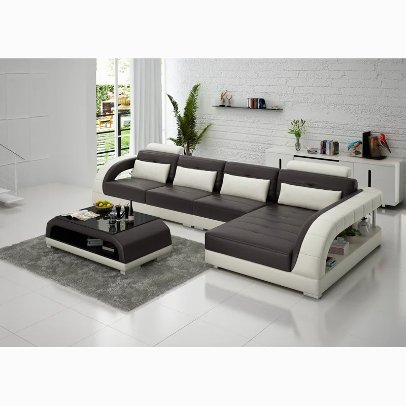 Самая дешевая мебель для гостиной современный кожаный диван|Диваны гостиной| |