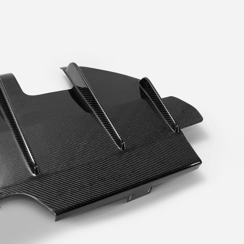For Mazda MX5 Miata ND VE-Style Carbon Fiber Rear Diffuser With Fitting Glossy Finish Bumper Under Panel Fibre Splitter Set Trim