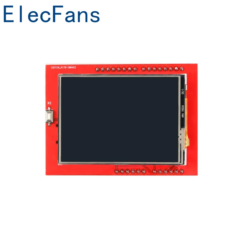 2.4&quot 2.4 inch LCD Display TFT Module Color Screen 5V/3.3V PCB Adapter ILI9341 with Touch Elecfans | Электронные компоненты