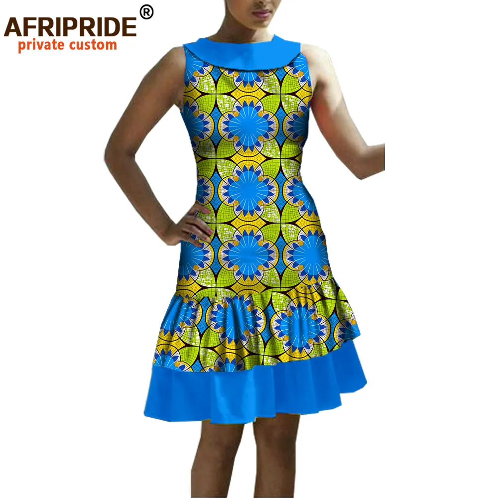 Африканское летнее женское Повседневное платье AFRIPRIDE private custom без рукавов до