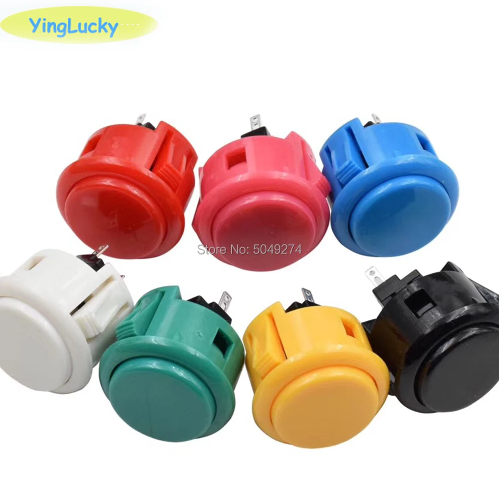 10 шт. новая копия sanwa obsf-30 button аркадная игра-меняющая Аркада 30 мм 24 кнопки игровые