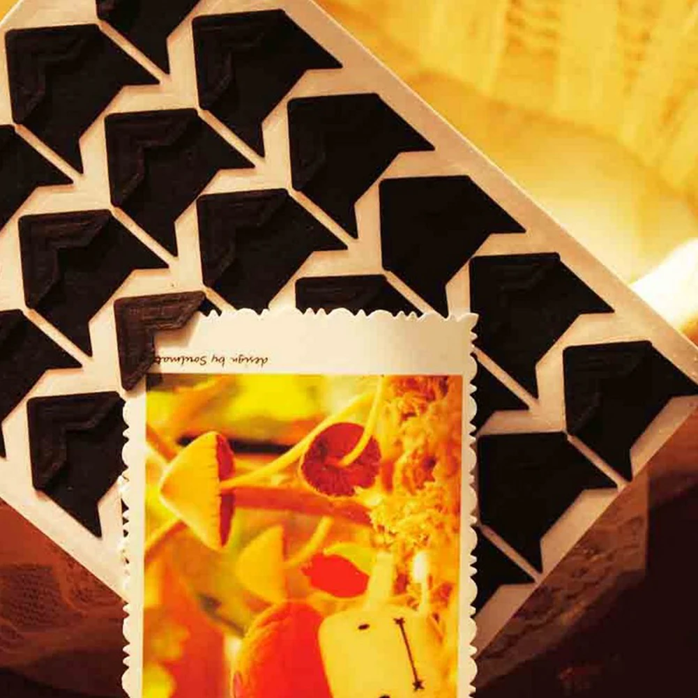 

5 Sheets Protective Photo Ablum Student Handmade Paper Frame Decoration DIY Scrapbooking Vintage Adhesive Corner Sticker