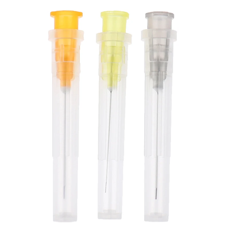 Стоматологический стерильный эндододонтический ирригационный шприц 100 шт. 25 г/27