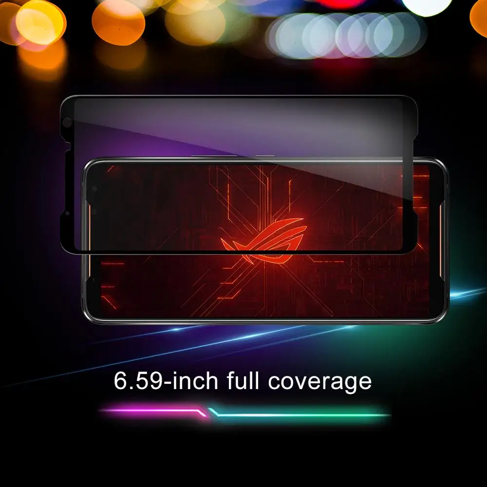 2 шт./лот, защитная пленка для экрана телефона asus ROG 2, закаленное стекло, пленка для asus rog 2, тонкая, ударопрочная, HD, против царапин