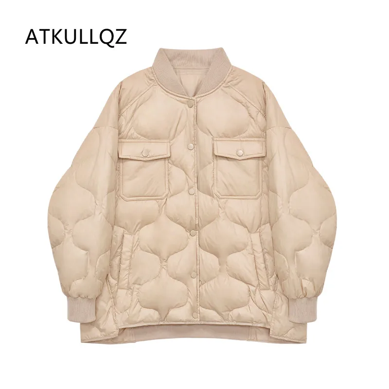 2022 new Short down Jacket Women's Korean Style Dongdaemun Lightweight Warm Leisure Versatile Baseball Uniform Winter Coat women