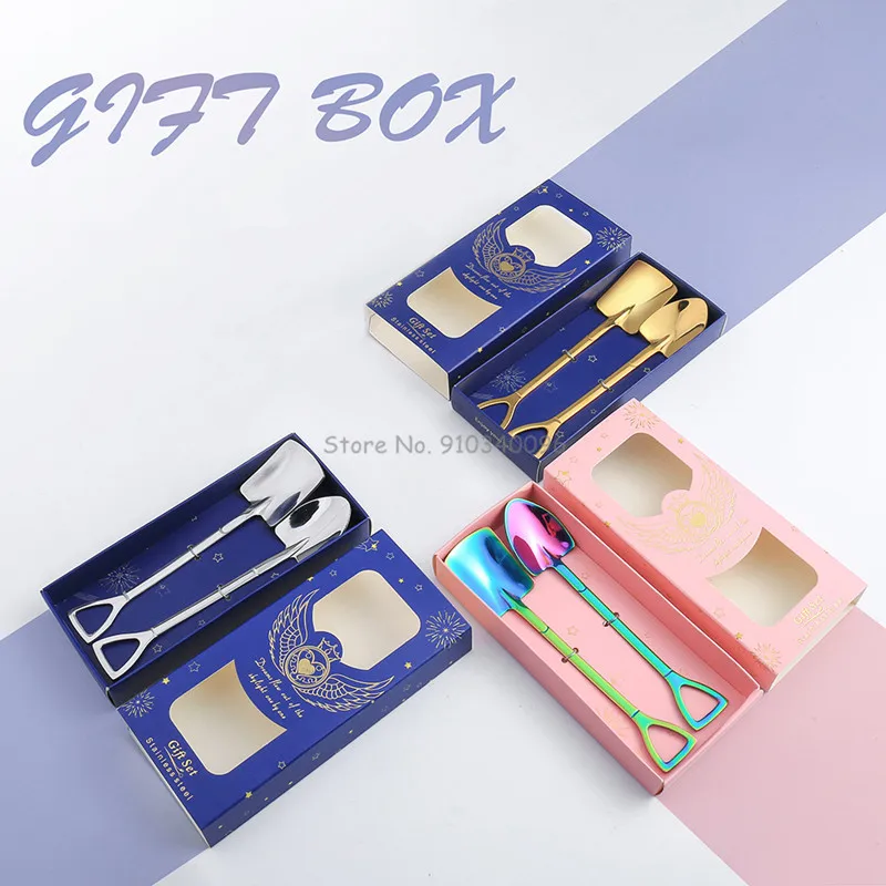 Креативная Ретро лопатка для арбуза кофейная ложка из нержавеющей стали