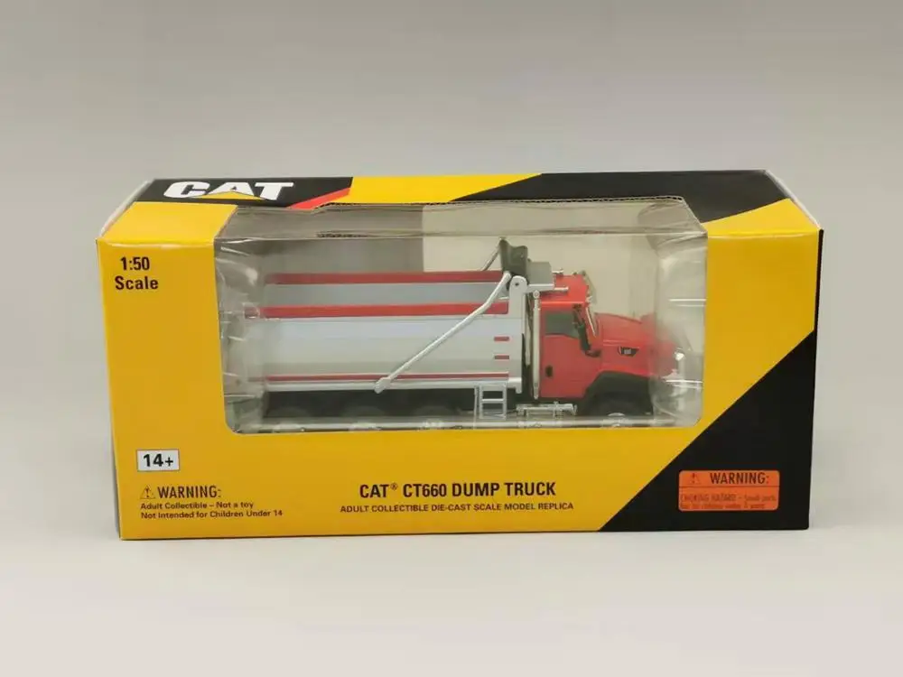 Самосвал NORSCOT 1/50 Caterpillar Cat CT660 красного цвета модель 55502 | Игрушки и хобби