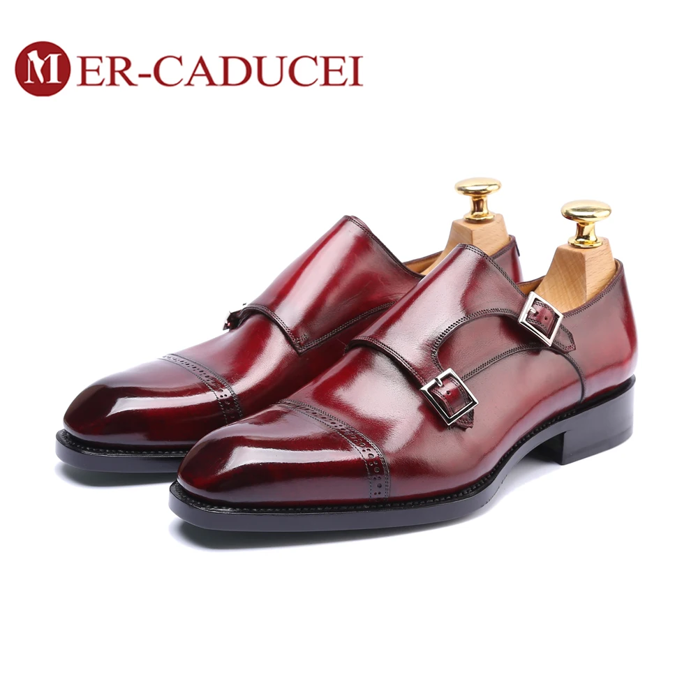 Мужская винтажная обувь в стиле ретро из натуральной кожи для офиса и свадебной