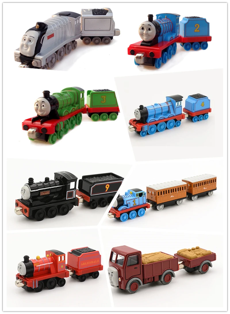 Genunie Томас и его друзья Trackmaster 1:43 картонная коробка сплав магнитный поезд ударопрочный высокое качество автомобиль детские игрушки подарок