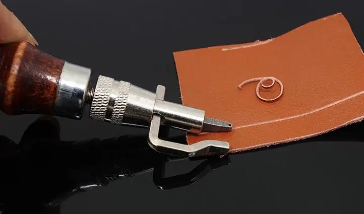 7 в 1 шт. регулируемый кожаный клиппер с кромкой для шитья кожевенного