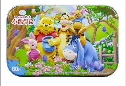 5 Оригинальные disney Pixar Toy Story 4 60 ломтик Маленький кусок детские игрушки-головоломки деревянные головоломки игрушки для детей подарок на день рождения - Цвет: 5