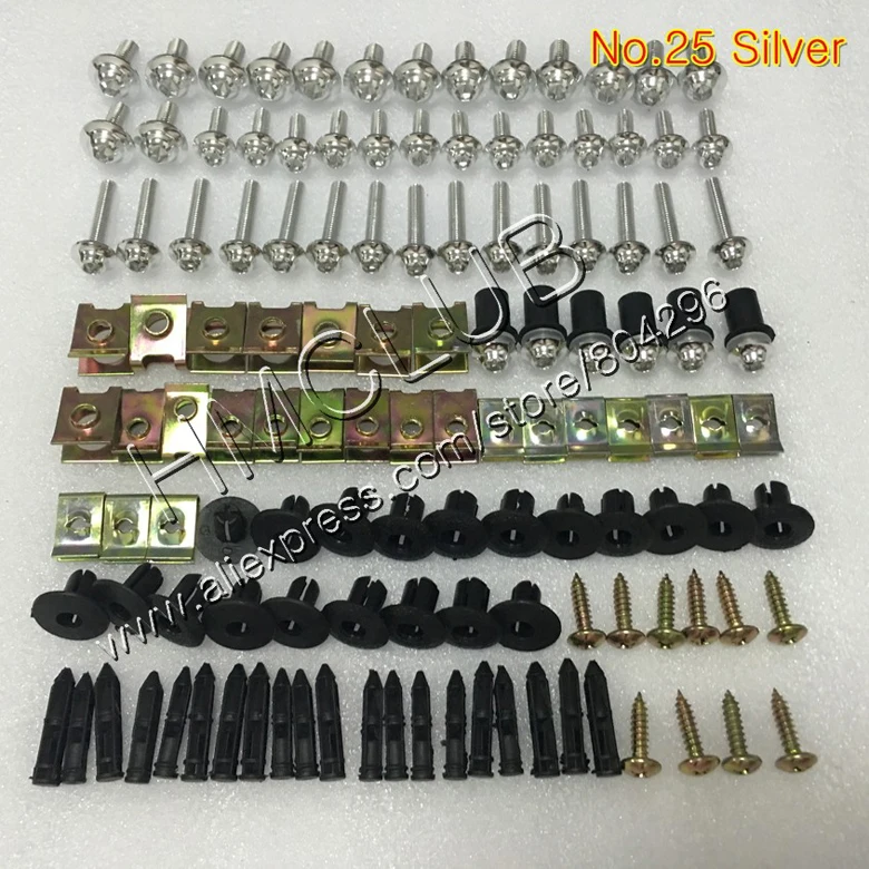 Полный Обтекатель Болты комплект для HONDA VTR1000F 1997 1998 1999 2000 2001 2002 2005 VTR 1000 F 1000F 97 всего тела винты винт с мелкой резьбой