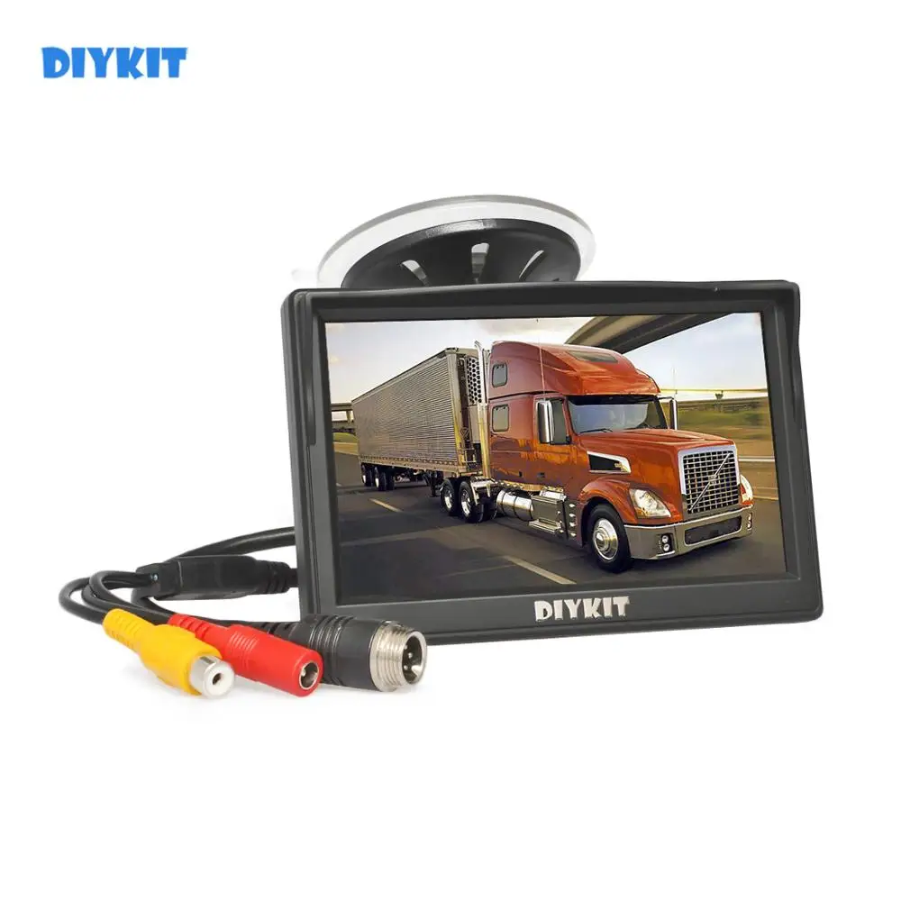 Резервный Автомобильный HD монитор заднего вида с присоской ЖК дисплеем TFT 5