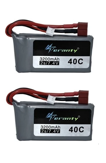 Обновление 3200mah 40C для Wltoys 12428 12423 RC четырехколесный внедорожный автомобиль 2s 7,4 v Lipo аккумулятор Feiyue 03 Q39 RC гоночный автомобиль - Цвет: Синий