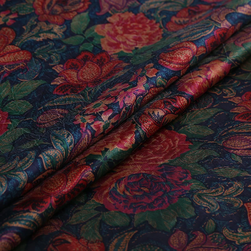 Новинка весна-лето 18 шелковая ткань из 100% шелка для женщин платье газовая Guangdong