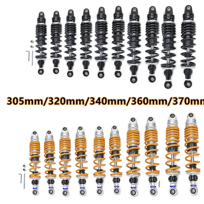 Задняя Амортизационная подвеска для мотоцикла 305 мм 320 340 360 370 черный и