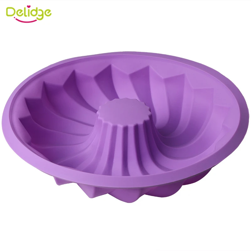 Инструменты для столовой и кухни 1 большая спиральная форма торта силиконовая