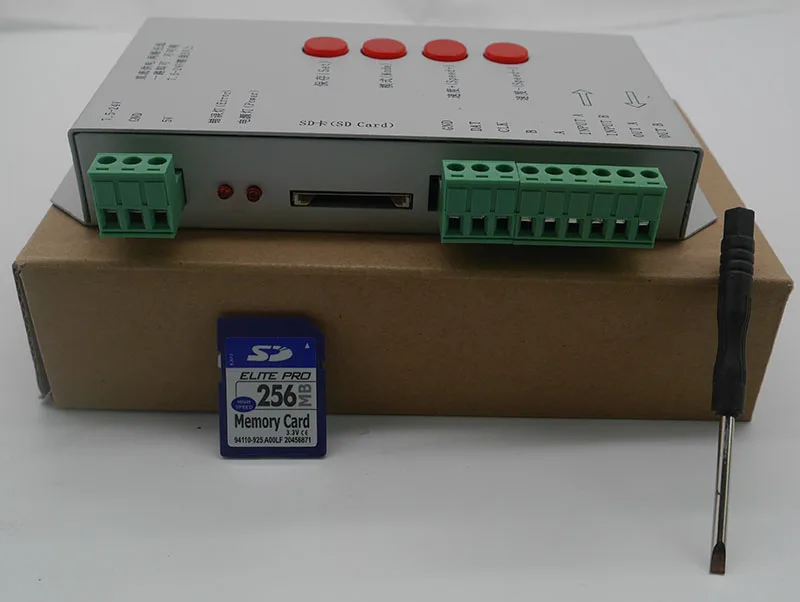 Программный светодиодный контроллер K1000C WS2812B WS2811 APA102 T1000S WS2813 K-1000C пикселей T-1000S 2048