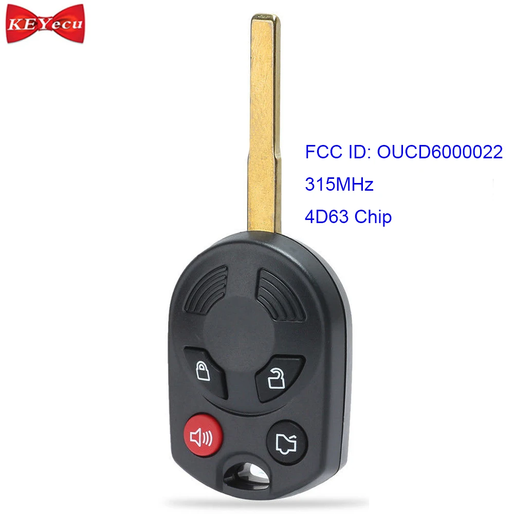 Дистанционный ключ дистанционного управления для Ford C-Max Escape Focus OUCD6000022 315 МГц 4D63