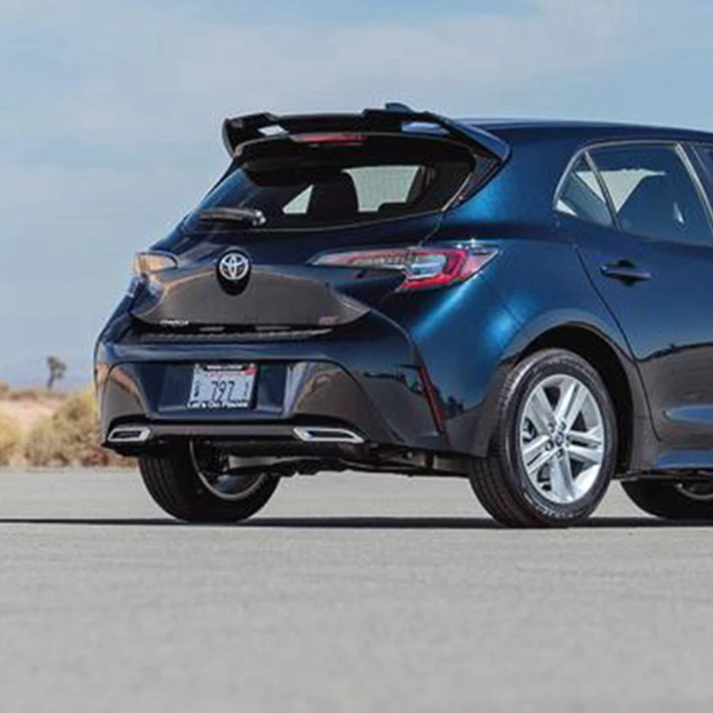 For Toyota Corolla Hatchback 2019+ New ABS Plastic Unpainted Primer Rear Trunk Wing Lip Spoiler Car Styling