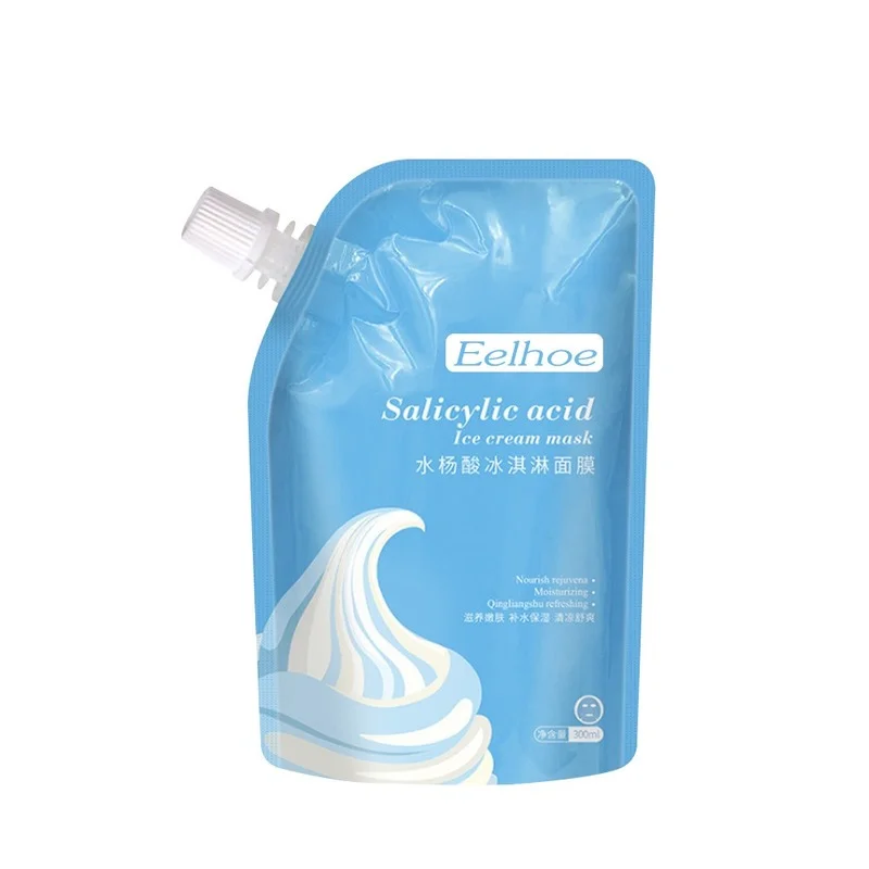 

Salicylic Acid Ice Cream Mask Moisturizing, Shrinking Pores, Smearing Cleansing Mud Mask Luxury Mask for Face Beauty