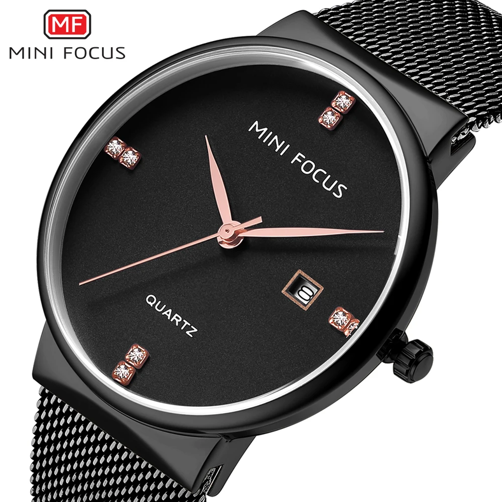 

MINIFOCUS Mens Watches Top Brand Luxury Quartz Wristwatch Waterproof Stainless Steel Reloj Hombre Montre Homme Relogio Masculino