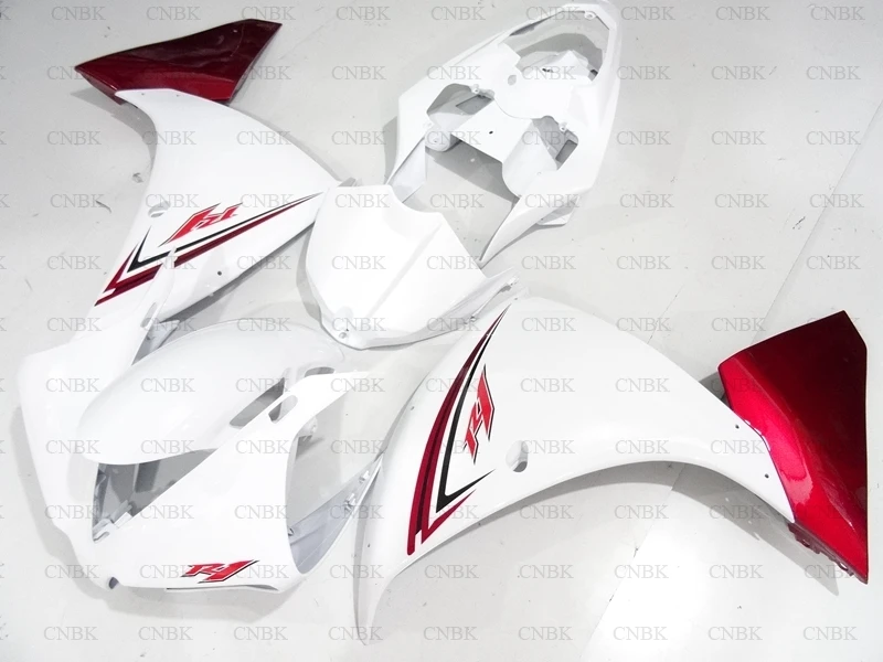 Кузов для YZF R1 2014 YZF1000 Abs обтекатель 13 14 YAMAHA YZFR1 Обтекатели 2012 белый красный|Полные