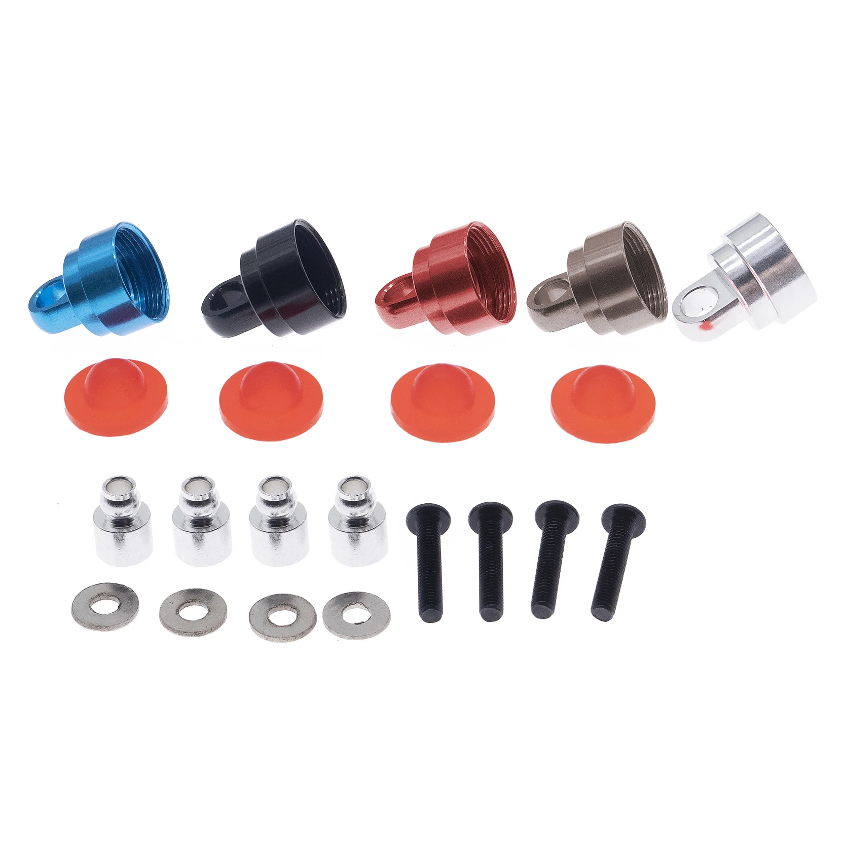 4 комплекта пружинная крышка из обработанного сплава поршень набор поворотных