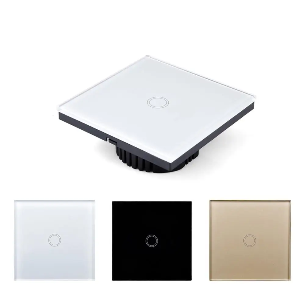 Практичный 220 В стандарт ЕС роскошная стеклянная панель Домашний Светильник