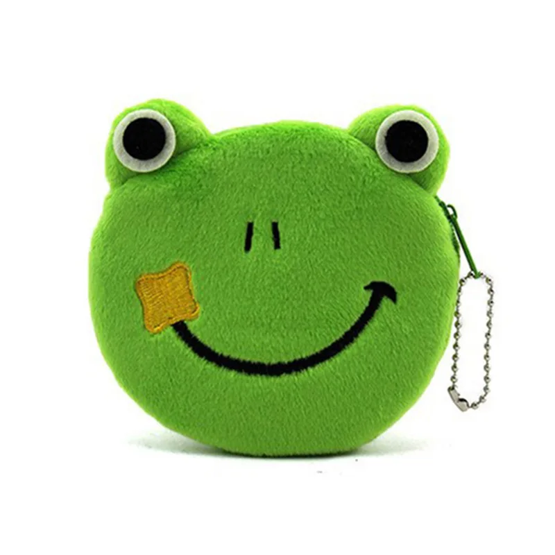 Cartoon Frog Animals Coin Purse Animals Girls Plush Mini Wallet Change Wallet Women Key Coin Children Kids Gift