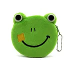 Кошелек для мелочи, с мультяшными лягушками, животными, плюшевый мини-кошелек для девочек, кошелек для женщин, ключей, для мелочи, подарок для детей