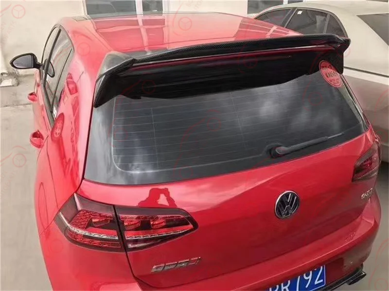 Для Volkswagen Golf 7 5 обычная версия r line GTI MK7 mk7.5 хвост из углеродного волокна верхнее