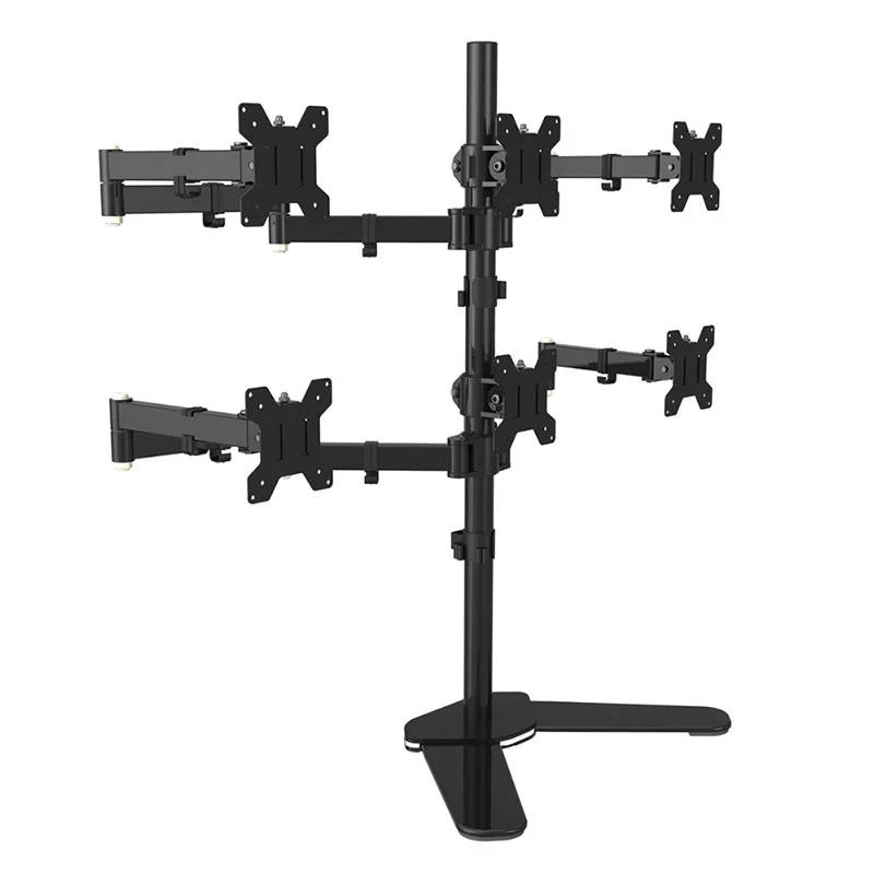 Настольная подставка с полным движением 360 градусов 6 экранов держатель для