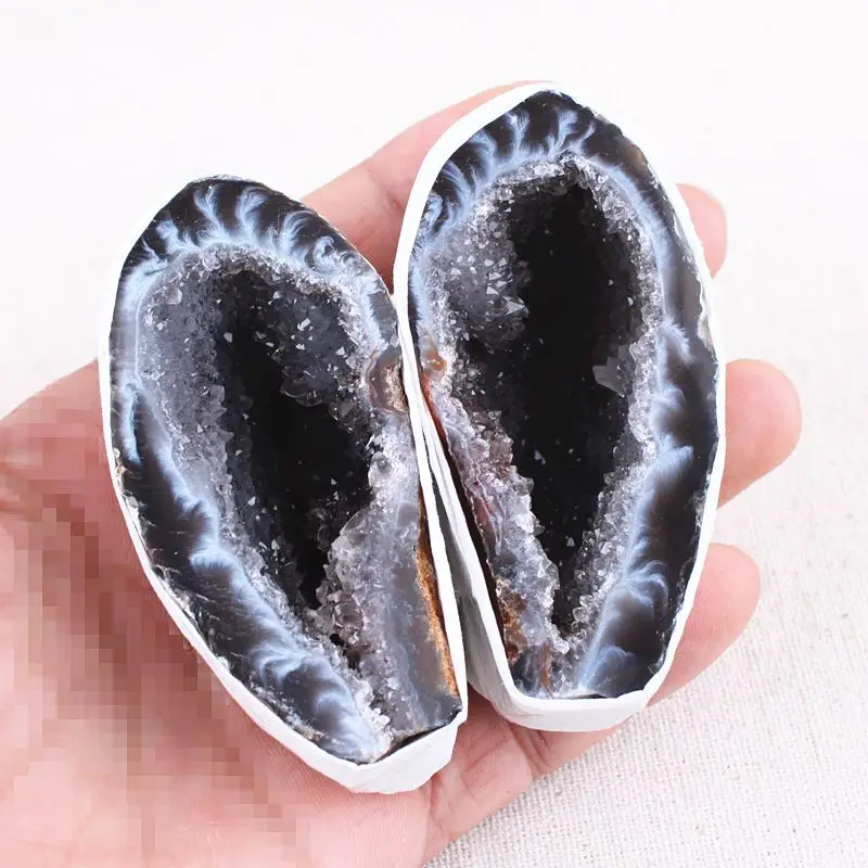 Изысканный Рог изобилия Природный кристалл пещера Агат украшение символ удачи