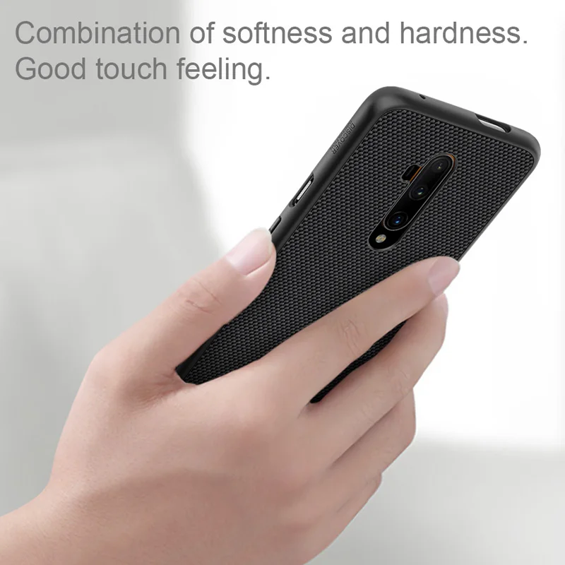 Чехол Nillkin с текстурой нейлона для Oneplus 7T Pro 1 + 7T| |