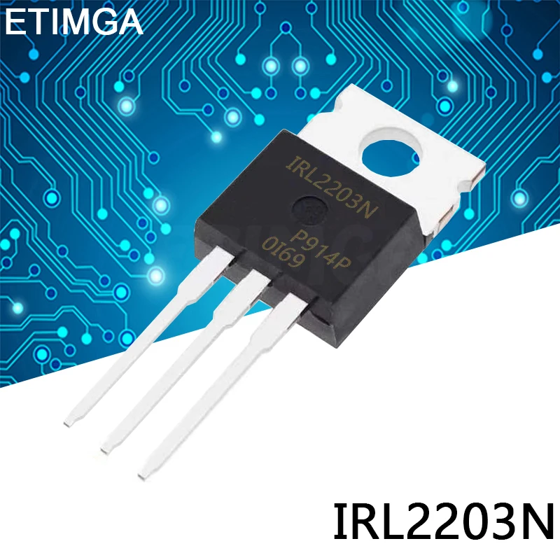 10 шт./лот IRL2203N TO220 IRL2203 TO-220 IRL2203NPBF n-канальный FET | Электронные компоненты и