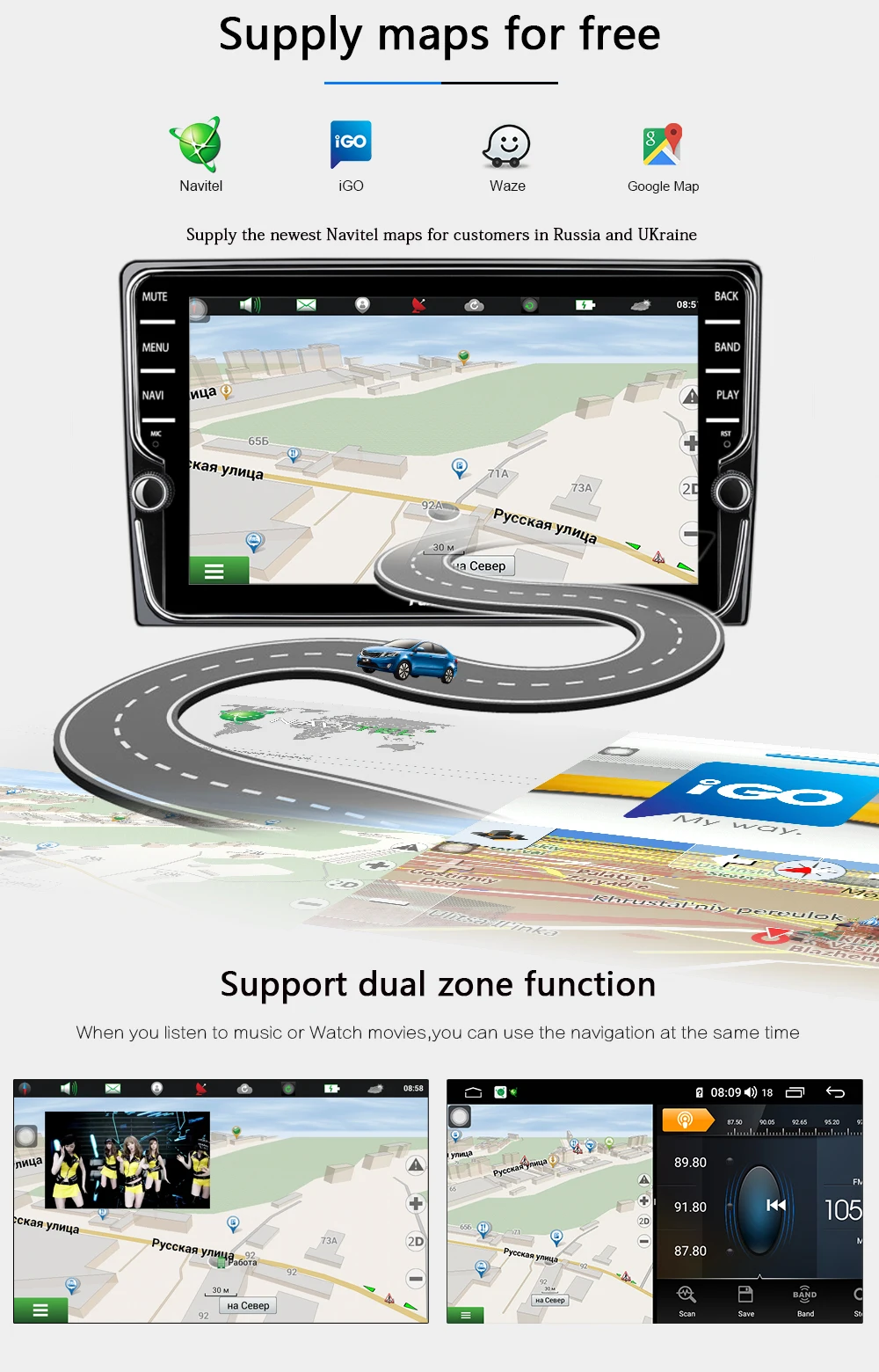 Funrover DSP 64G 8 ядерный Android 9,0 автомобильный Радио Мультимедиа Видео плеер DVD gps навигация для KIA Cee 'd CEED jd 2012- wifi FM