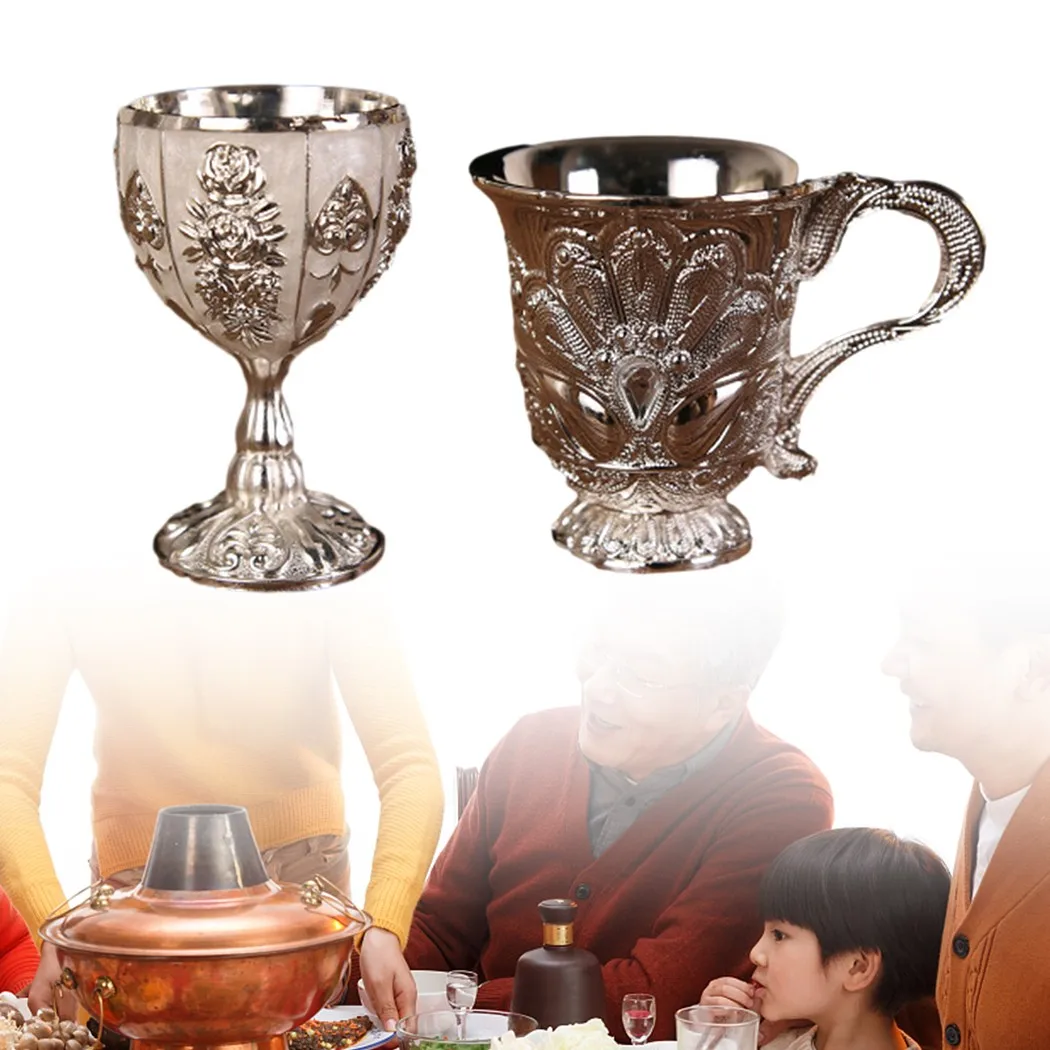 

Small Wine Cup Beverage Glass European Style Retro Creative For Kitchen Dining Room Bar Home Decoration Accessories