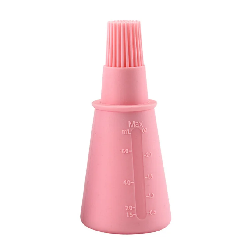 

Portable BBQ Tools BBQ Basting Brushes Temperature Resistant Silicone Oil Bottle Brush Kitchen Gadgets Baking Accessories