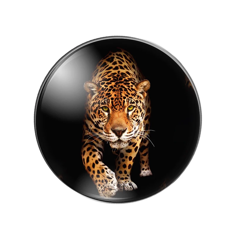 Лесной животное Лев Тигр Leopar 12 мм/18 мм/20 мм/25 мм Круглый Кабошон для фотосъемки