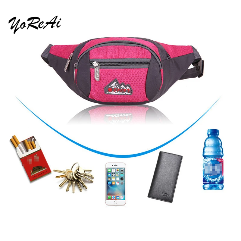 Мужская женская поясная сумка для бега хип-хоп велоспорта путешествий гонок