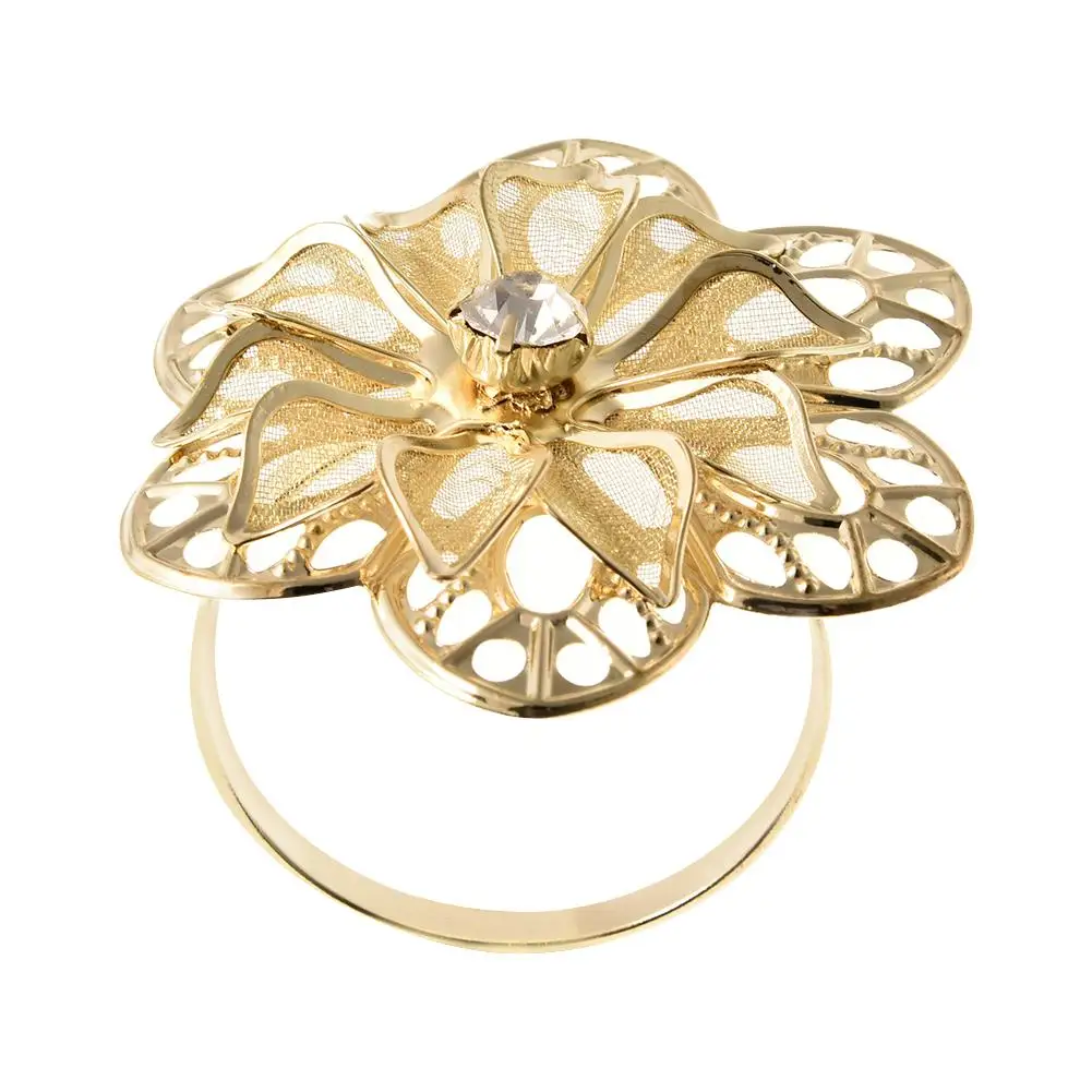 Открытое кольцо для салфеток с вырезами украшение стола | Дом и сад