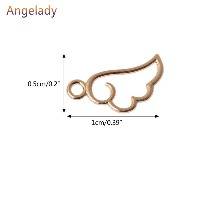 10 шт. Крыло ангела подвеска на металлическом каркасе установка в открывую рамку